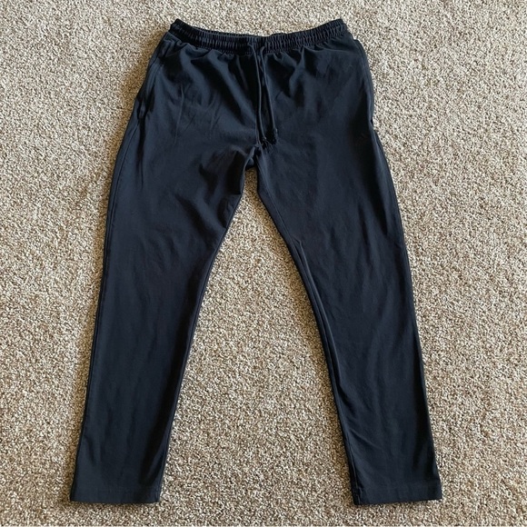 Adidas Cotton All SZN Pants Men’s Large Black Lightweight Pull On Pockets Casual - Picture 2 of 14